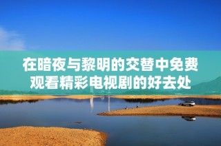 在暗夜与黎明的交替中免费观看精彩电视剧的好去处