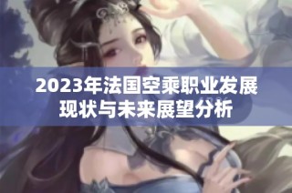 2023年法国空乘职业发展现状与未来展望分析
