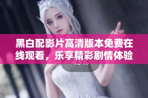 黑白配影片高清版本免费在线观看，乐享精彩剧情体验